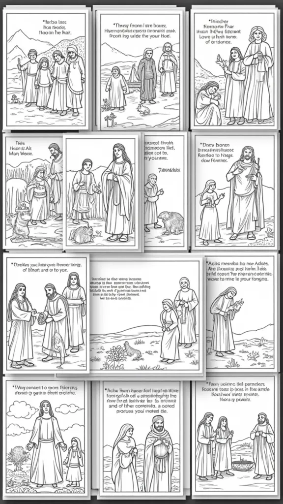 coloriages bibliques imprimables avec versets